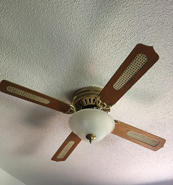 Running a celing fan in your home can save money on both your heating and cooling cooling costs.